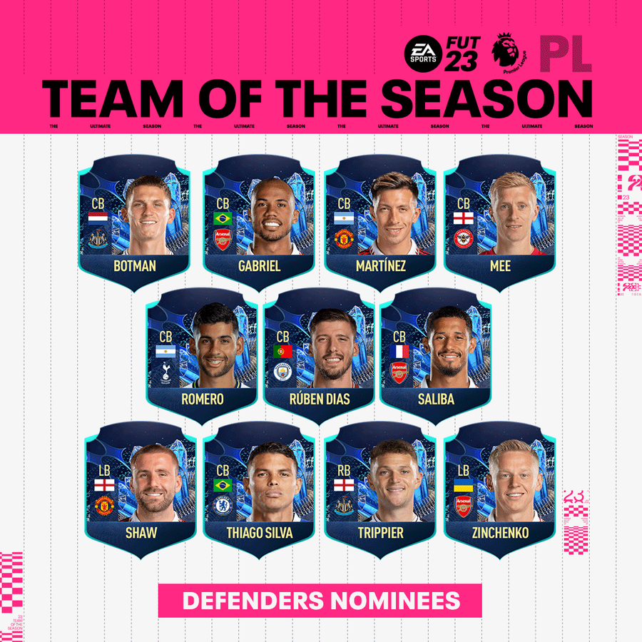 premier league tots defenders nominees fifa 23