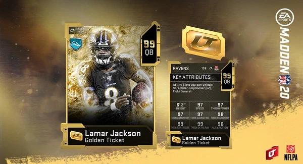 Madden 21 Ultimate Team MUT Golden Ticket