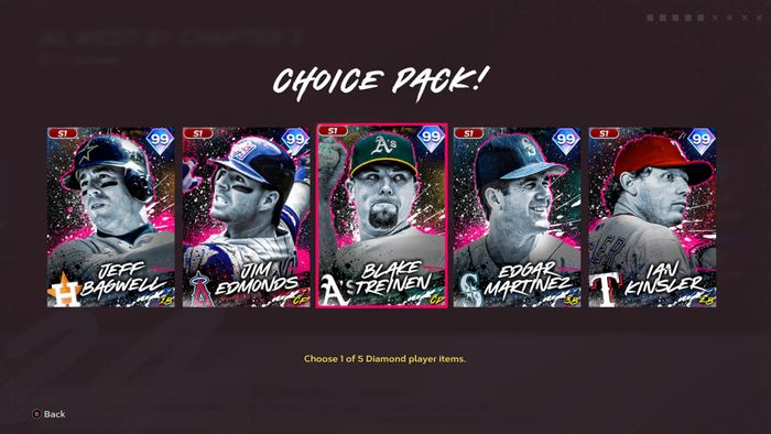 MLB The Show 24 Team Affinity Season 1 Chapter 3 AL West Cards