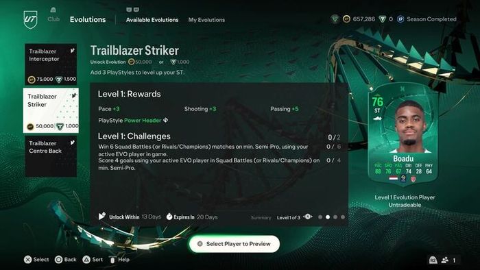 Trailblazer Striker FC 24