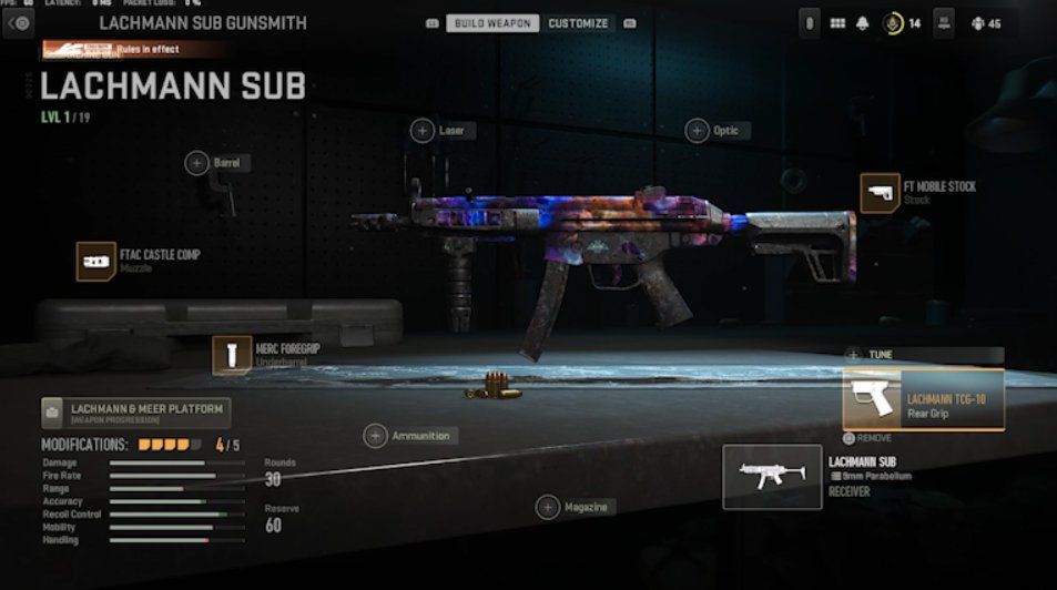 Lachman Sub Loadout MW2