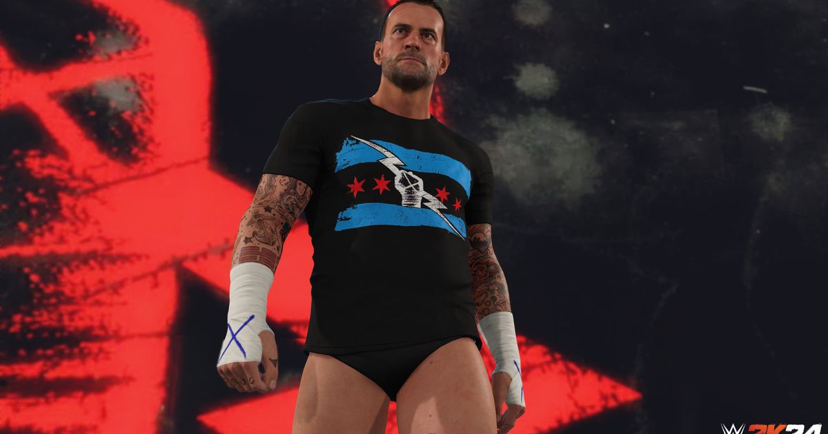 WWE 2K24 Hardcore DLC Character CM Punk