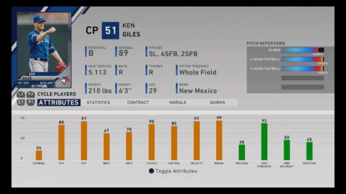 MLB The Show 20 Ken Giles Diamond Dynasty Closing Pitcher RTTS Franchise Mode