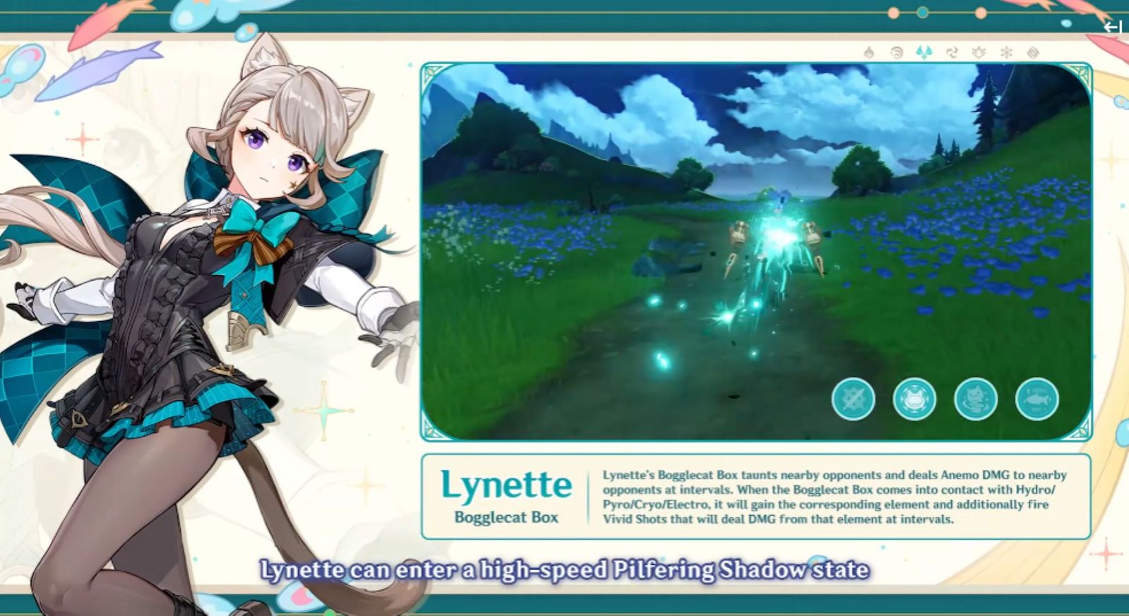 Another new Genshin Impact 4.0 Fontaine - Lynette, Lyney's younger sister. 