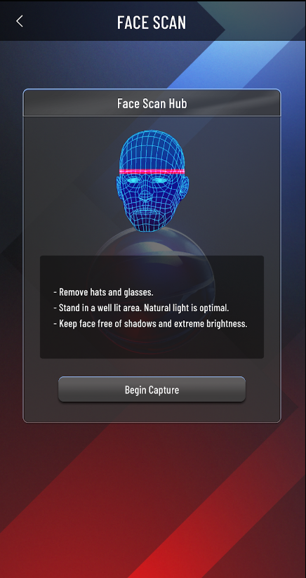 NBA 2K24 Companion App face scan feature