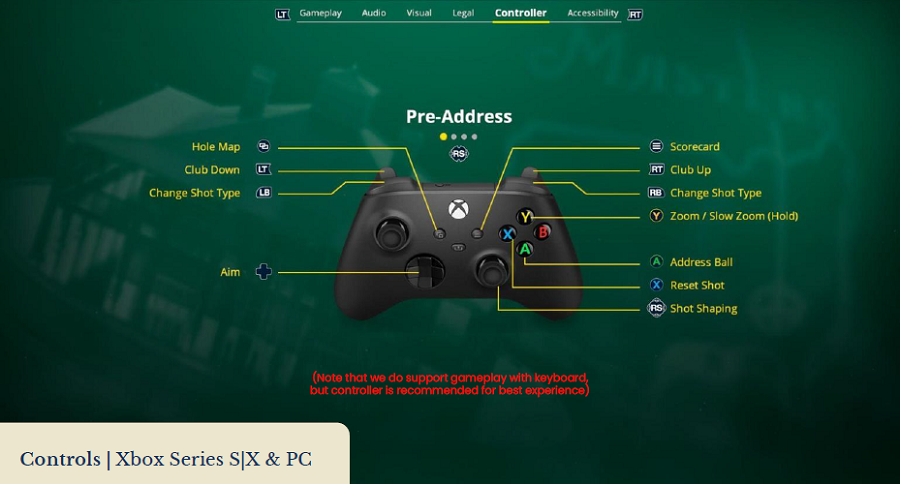 pre-address controls xbox pc ea sports pga tour