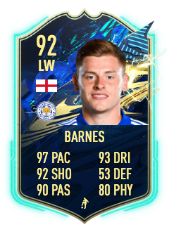 tots harvey barnes fifa 21