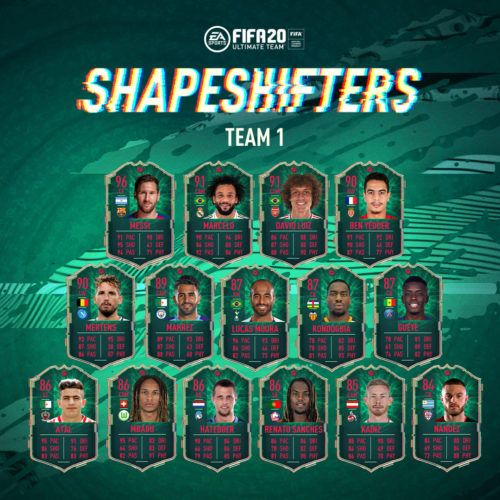 FIFA 20 Shapeshifters Team 1