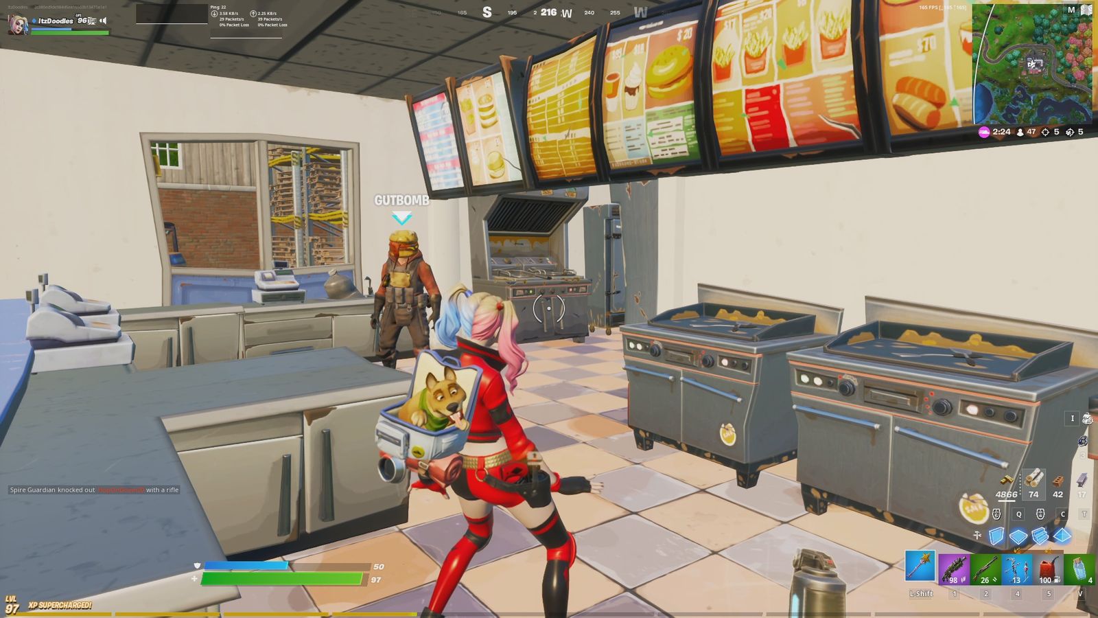 Fortnite Week 8 Challenge Guide Where To Dance In Durr Burger Kitchen Epic Quest How To Complete 8053