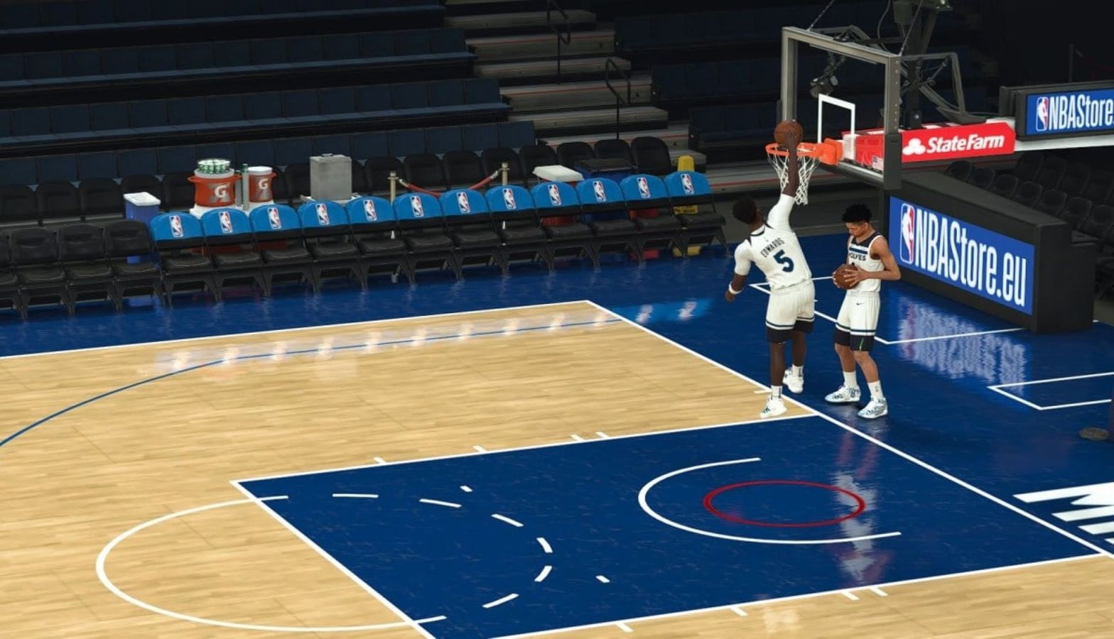 Dunk animations in NBA 2K24