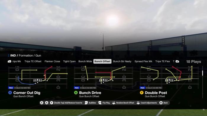 Baltimore Ravens playbook in Madden 25