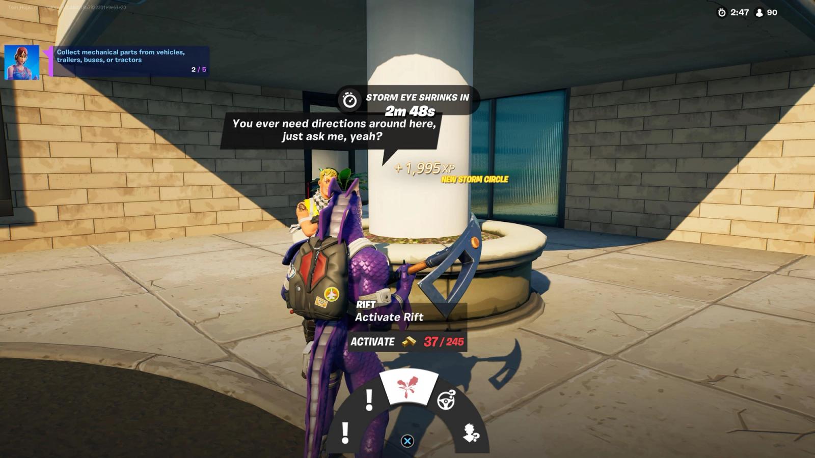 Activate A Rift By Purchasing It From A Character Fortnite How to Activate a Rift By Purchasing It From a Character in Fortnite