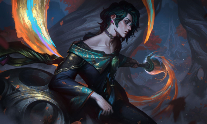 League of Legends Hwei splash art.