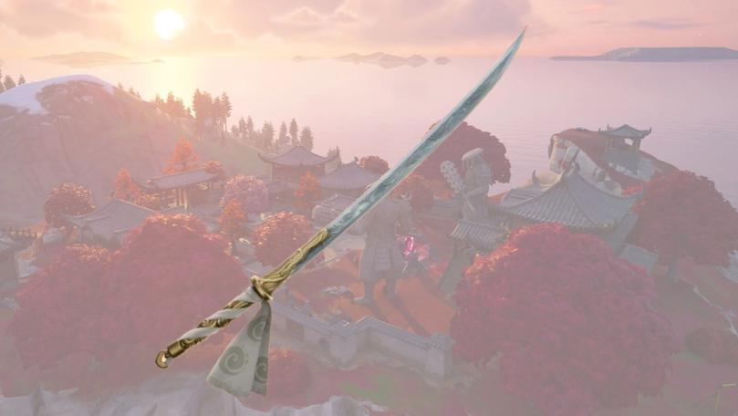 A katana in Fortnite