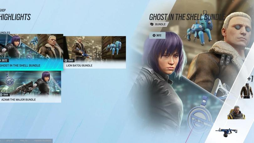 Rainbow Six Siege Ghost in the Shell