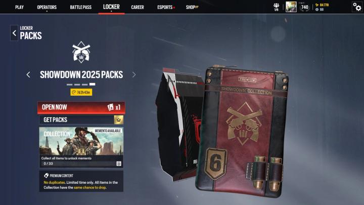 Showdown Packs
