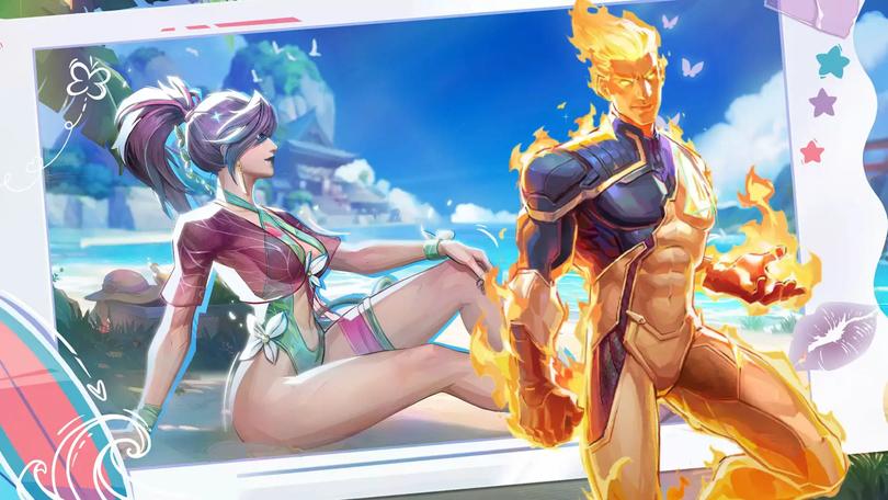 Human Torch and Psylocke