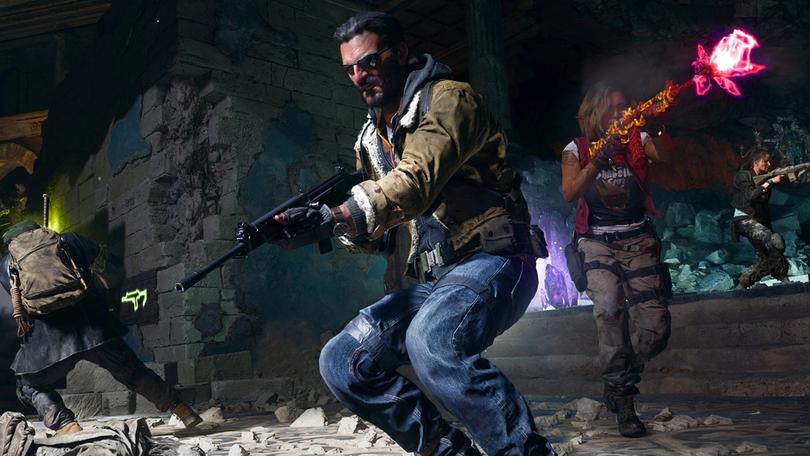 Black Ops 6 Zombies crew in The Tomb