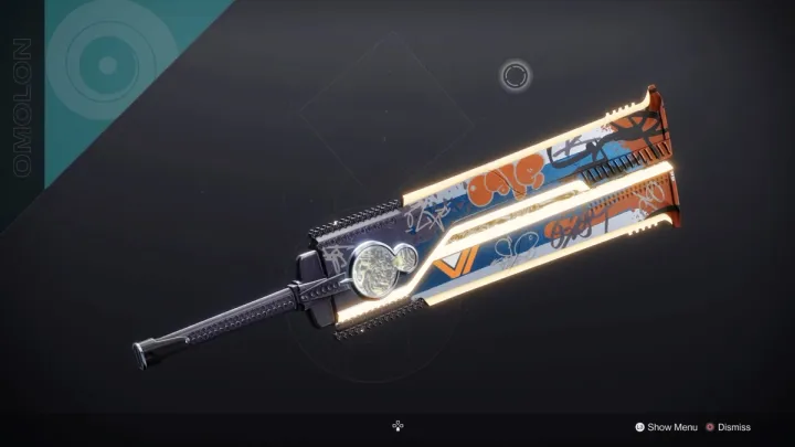 The Slammer sword inspection screen in destiny 2