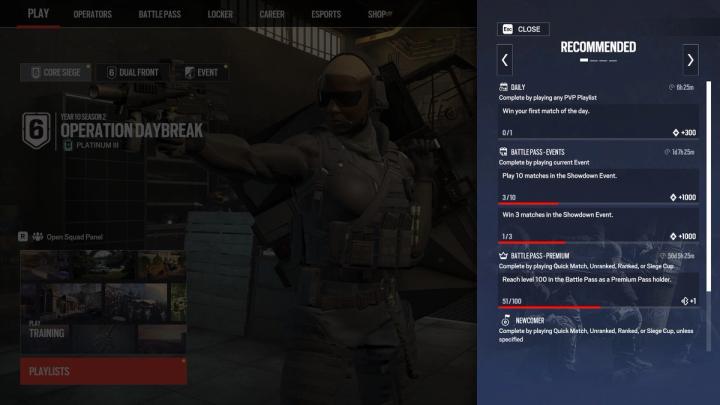 Challenges Siege X