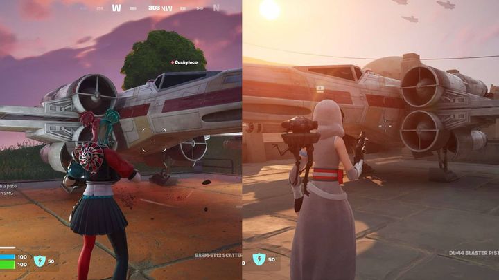 harley quinn and evie star wars