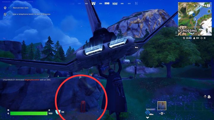 Telephone booth in fortnite