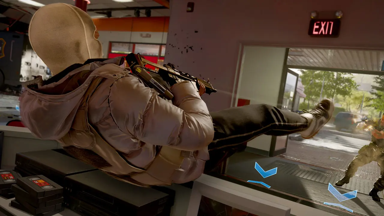 Black Ops 6 operator on top of a counter