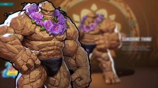 The Thing in his thong