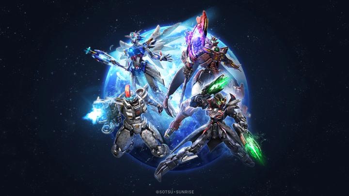 Overwatch 2 Gundam Wing collaboration art