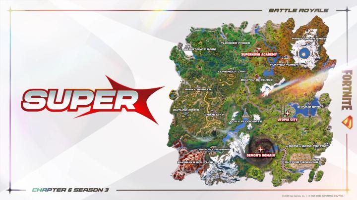 Fortnite Season 6 Chapter 3: Super map