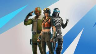 Three characters stand tall in Fortnite OG