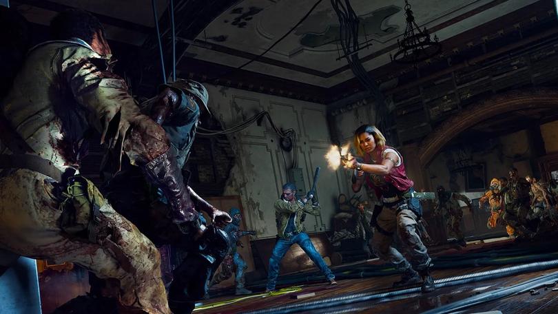 Black Ops 6 Shattered Veil Zombies crew fighting
