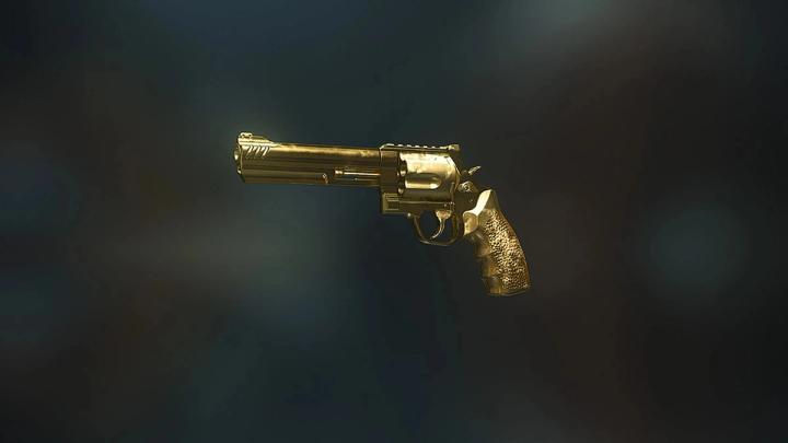 Modern Warfare 3 Basilisk pistol on a blurred background