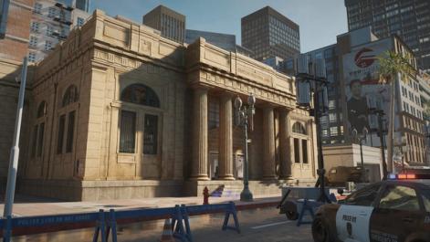 Modernized Bank exterior in Rainbow Six Siege X