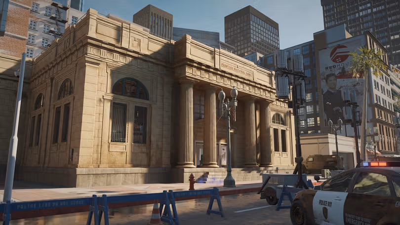 Modernized Bank exterior in Rainbow Six Siege X