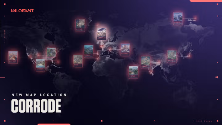 Corrode location