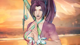 Psylocke Breezy Butterfly summer skin in Marvel Rivals