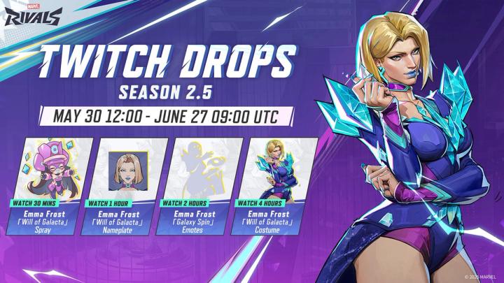 Marvel Rivals Season 2.5 twitch drops