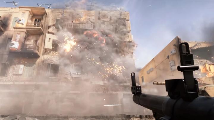 Battlefield 6 first look rocket launcher building collapsing