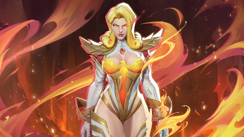 Emma Frost with the Phoenix Force