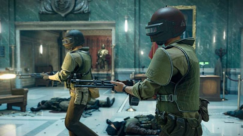 Black Ops 6 KGB agents firing machine guns inside buildings