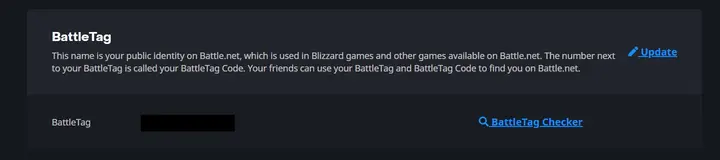 Overwatch 2 Battle.net Tag Account details