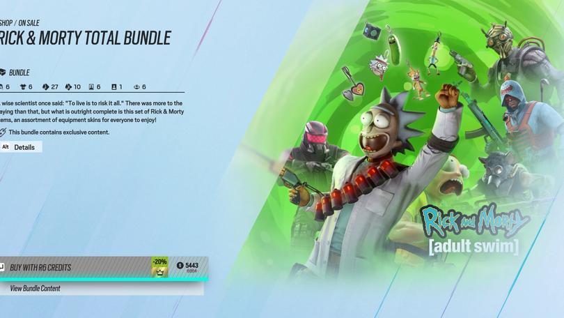 Rick and Morty Rainbow Six Siege