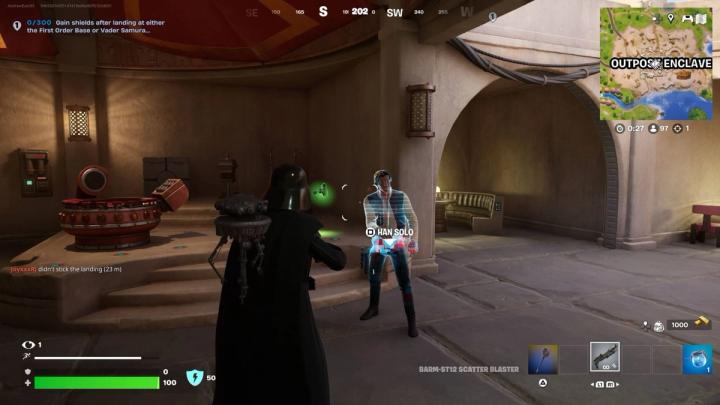 han solo in fortnite