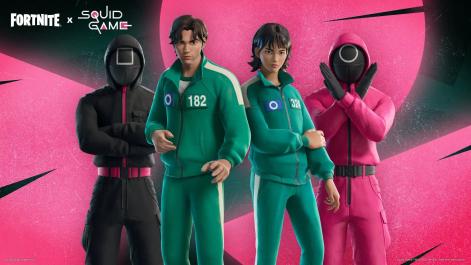 The new Squid Game skins for Fortnite