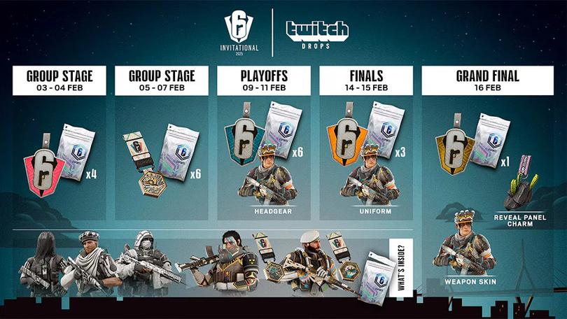 Six Invitational 2025 Twitch Drops