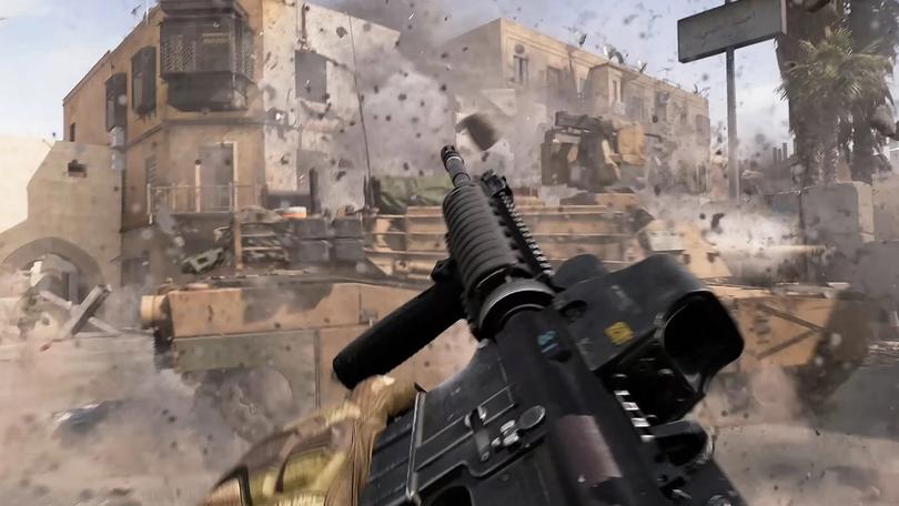 A soldier reloading their weapon in Battelfield 6