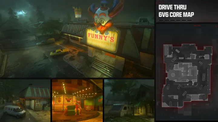 Overview of MW3 map Drive Thru