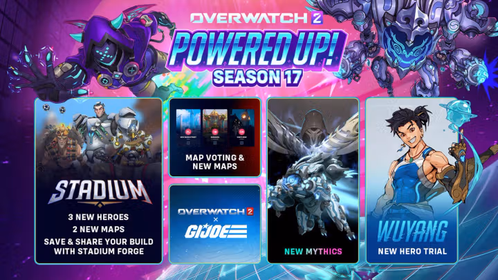 Overwatch 2 Season 17 roadmap