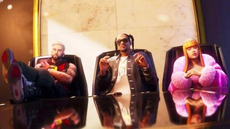 Eminem, Snoop Dogg, and Ice Spice in Fortnite